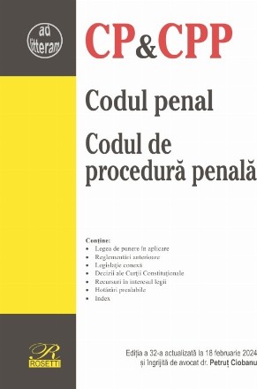 Codul penal,Codul de procedură penală