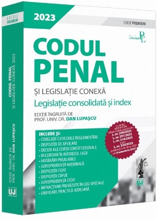 Codul penal şi legislaţie conexă