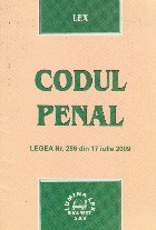 Codul penal - Legea nr.286 din 17 iulie 2009