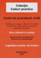 Codul de procedura civila (modificat 26.10.2011)