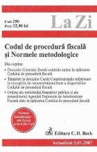 Codul de procedura fiscala si Normele metodologice - Actualizat 5.01.2007