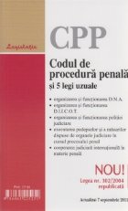 Codul de procedura penala si 5 legi uzuale. Actualizat la 7 Septembrie 2011