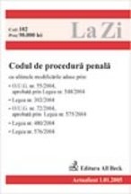 Codul de procedura penala (actualizat 01.01.2005)