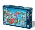 Colectie Cartoon - Iarna - Puzzle 1000 piese (14+, 68 x 47 cm)