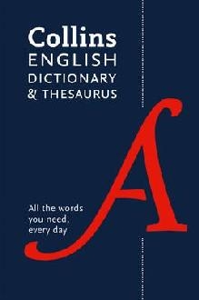 Collins English Dictionary and Thesaurus Paperback edition