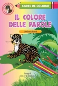 Il colore delle parole - carte de colorat in limba italiana