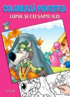 Coloreaza povestea Lupul cei sapte