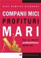 COMPANII MICI. PROFITURI MARI. CUM SA SPORESTI PROFITABILITATEA AFACERII TALE