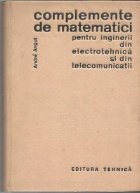 Complemente matematici pentru inginerii din