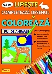 Completeaza desenul si coloreaza pui de animale