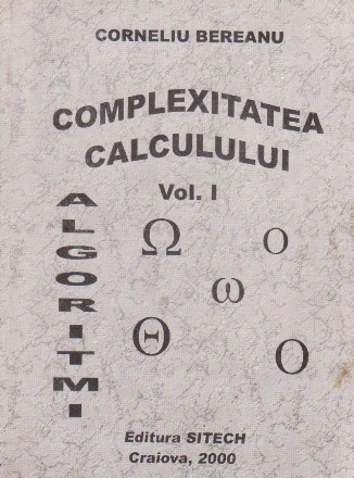 Complexitatea calculului, Volumul I