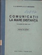 Comunicatii la mare distanta -traducere din limba rusa, pentru uz intern