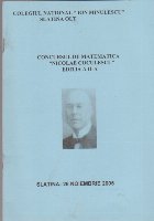 Concursul Matematica Nicolae Coculescu