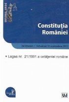 Constitutia Romaniei - ad litteram. Actualizat 10 septembrie 2012