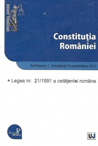 Constitutia Romaniei - ad litteram. Actualizat 10 septembrie 2012