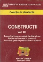 Constructii Volumul III lea (Colectie