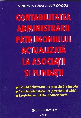 Contabilitatea Administrarii Patrimoniului Actualizata La Asociatii Si Fundatii