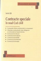 Contracte speciale noul Cod civil