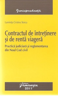 Contractul de intretinere si renta viagera. Practica judiciara