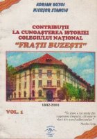 Contributii cunoasterea istoriei Colegiului National