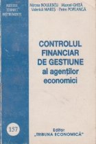 Controlul financiar gestiune agentilor economici