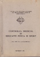 Controlul Medical Educatie Fizica Sport