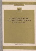 Controlul statistic calitatii produselor (Colectie