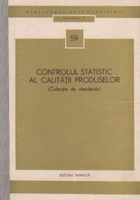 Controlul statistic al calitatii produselor (Colectie de standarde)