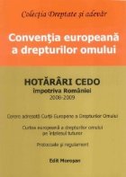 Conventia Europeana Drepturilor Omului Hotarari