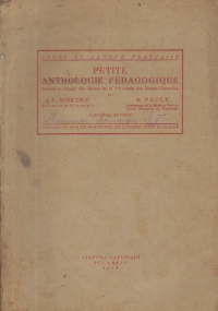 Cours de Langue Francaise - Petite Anthologie Pedagogique