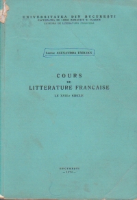 Cours de litterature francaise le XVII siecle