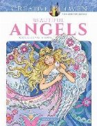 Creative Haven Beautiful Angels Coloring Book