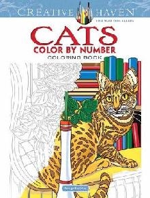 Creative Haven Cats Color by Number Coloring Book