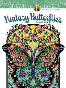 Creative Haven Fantasy Butterflies Coloring Book