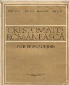 Crestomatie romaneasca Texte limba literara