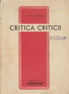 Critica criticii