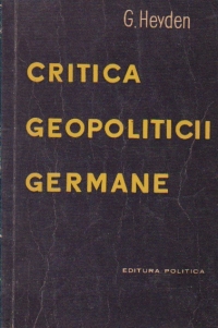 Critica geopoliticii germane