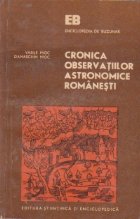 Cronica observatiilor astronomice romanesti