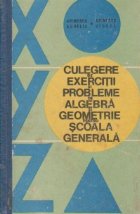 Culegere exercitii probleme algebra geometrie