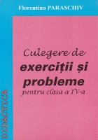 Culegere exercitii probleme pentru clasa