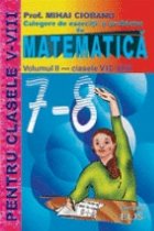 Culegere exercitii probleme matematica (Volumul