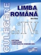 Culegere limba romana pentru clasa