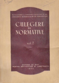 Culegere de normative Volumul al II-lea