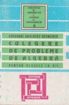 Culegere de probleme de algebra pentru clasele IX - XII