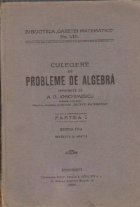 Culegere probleme algebra Partea Editia