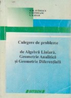 Culegere probleme Algebra Liniara Geometrie