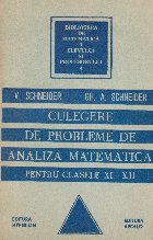 CULEGERE DE PROBLEME DE ANALIZA MATEMATICA PENTRU CLASELE XI-XII