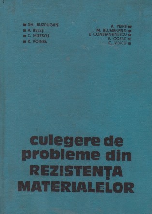 Culegere de probleme din rezistenta materialelor, Editia a VIII-a