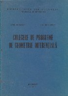 Culegere de probleme de geometrie diferentiala