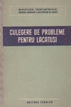 Culegere probleme pentru lacatusi